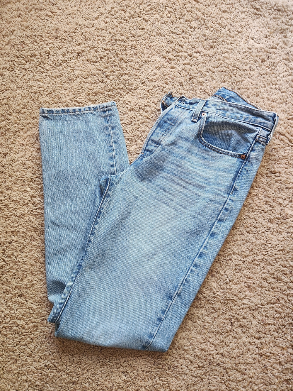 Levi's 501 Mid Blue Denim Jeans
